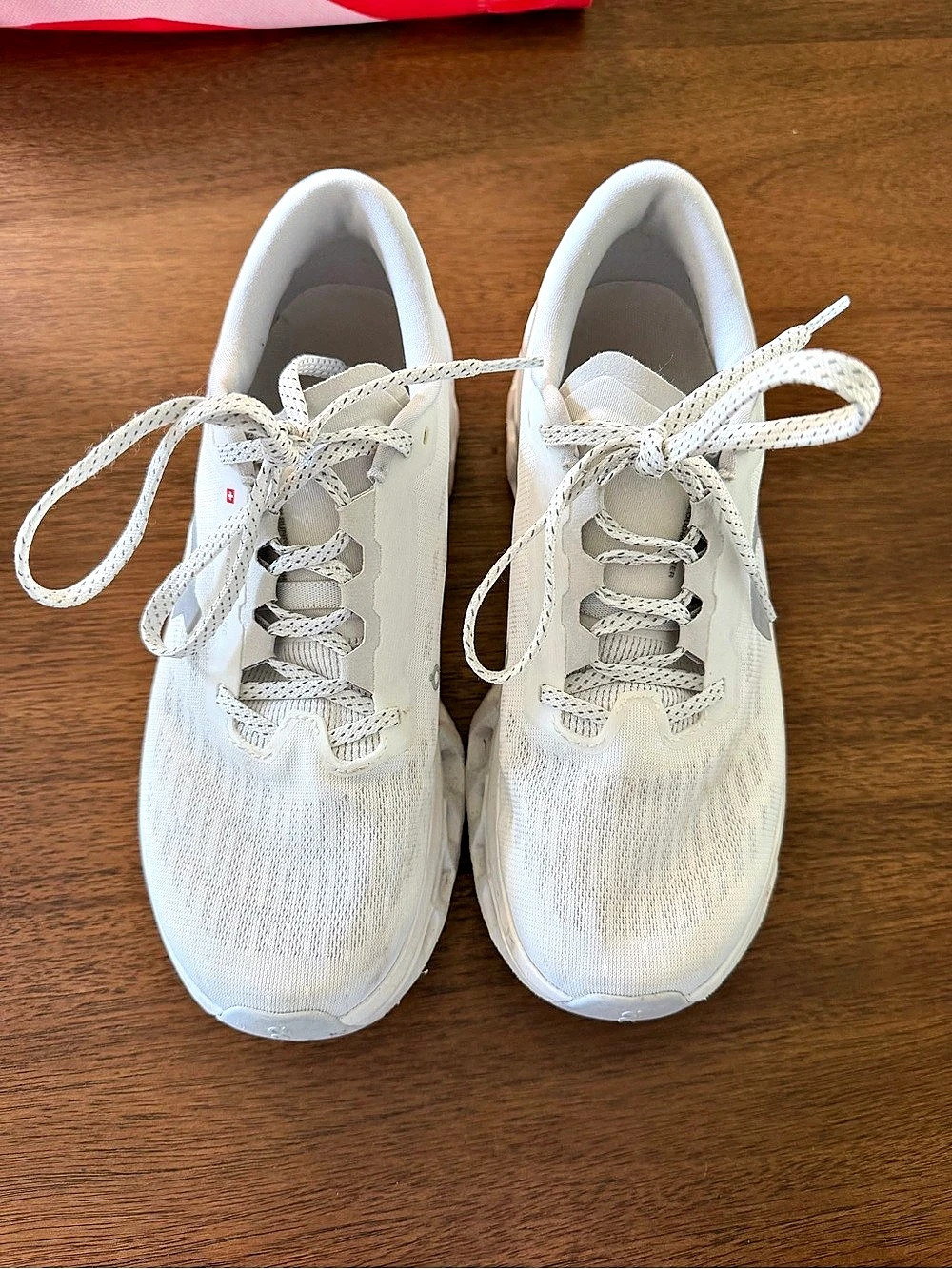 On Cloudmonster White Athletic Shoes